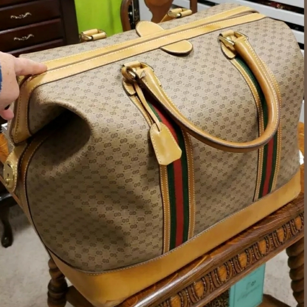 Vintage Rare Clean Gucci Weekender - Picture 6 of 6